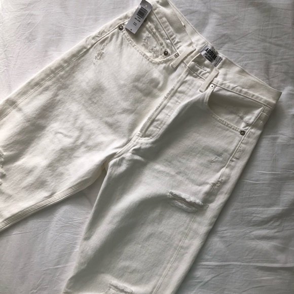 BNWT AGOLDE 90s Jeans White Out High Rise - Picture 5 of 6